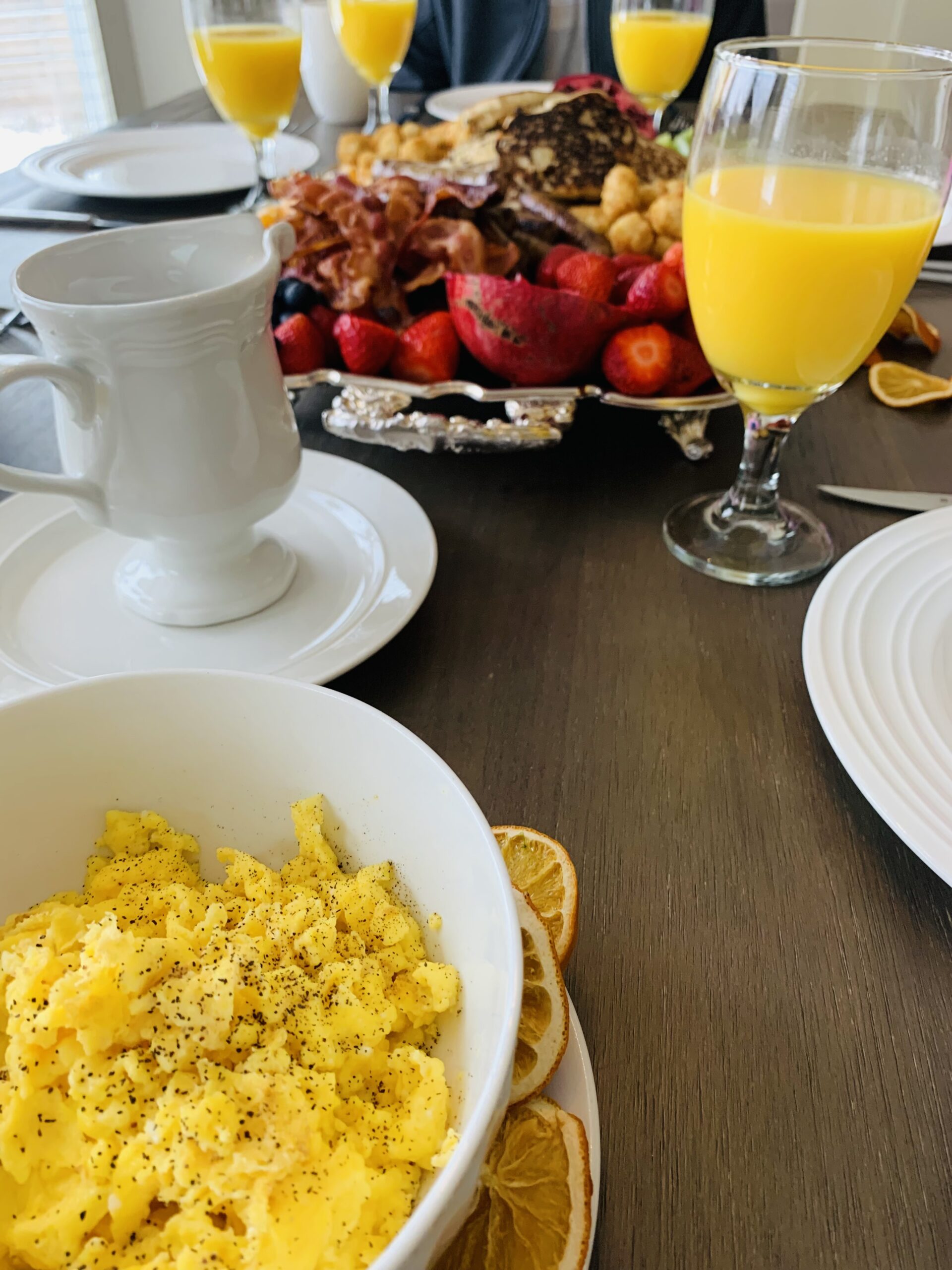 breakfast charcuterie board simple