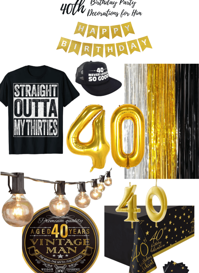 Life Begins at…40 Year Old Birthday Party Ideas