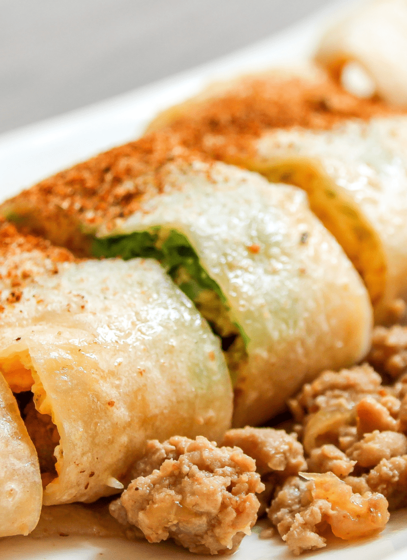 Authentic Green Chile Chicken Enchiladas with a Twist