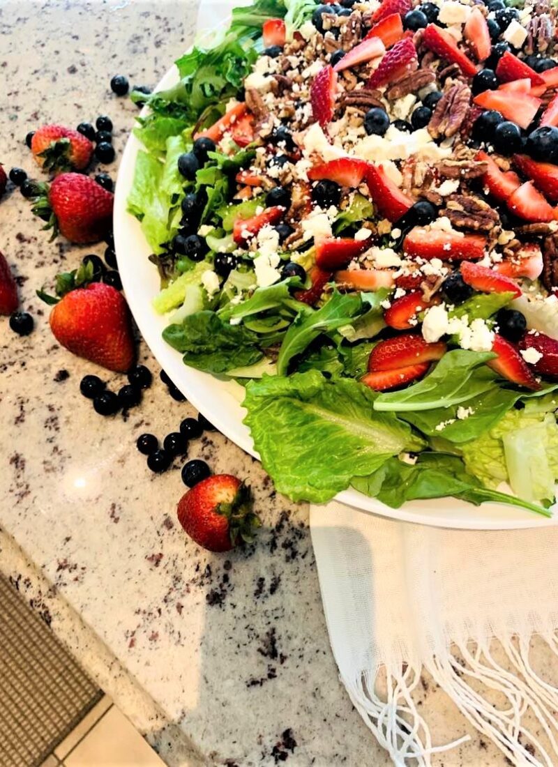 Summer Strawberry Salad with Feta