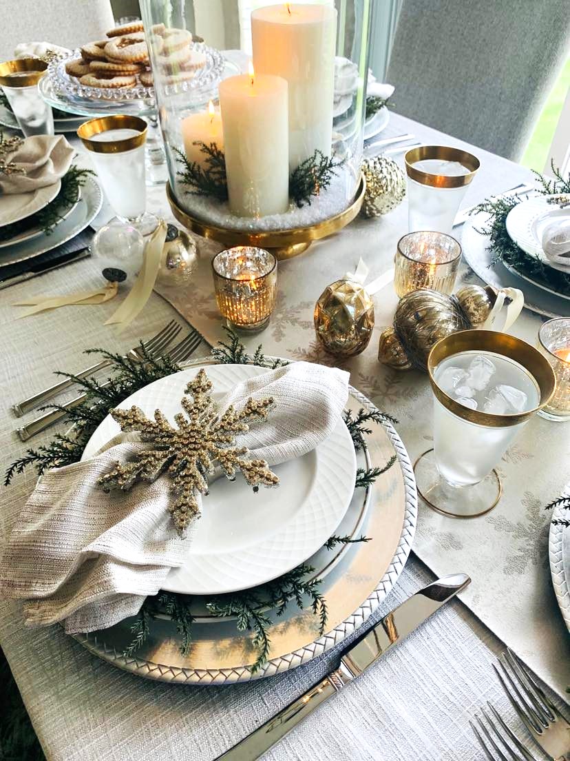 7 Styling Tips for an Epic Silver and Gold Christmas Table