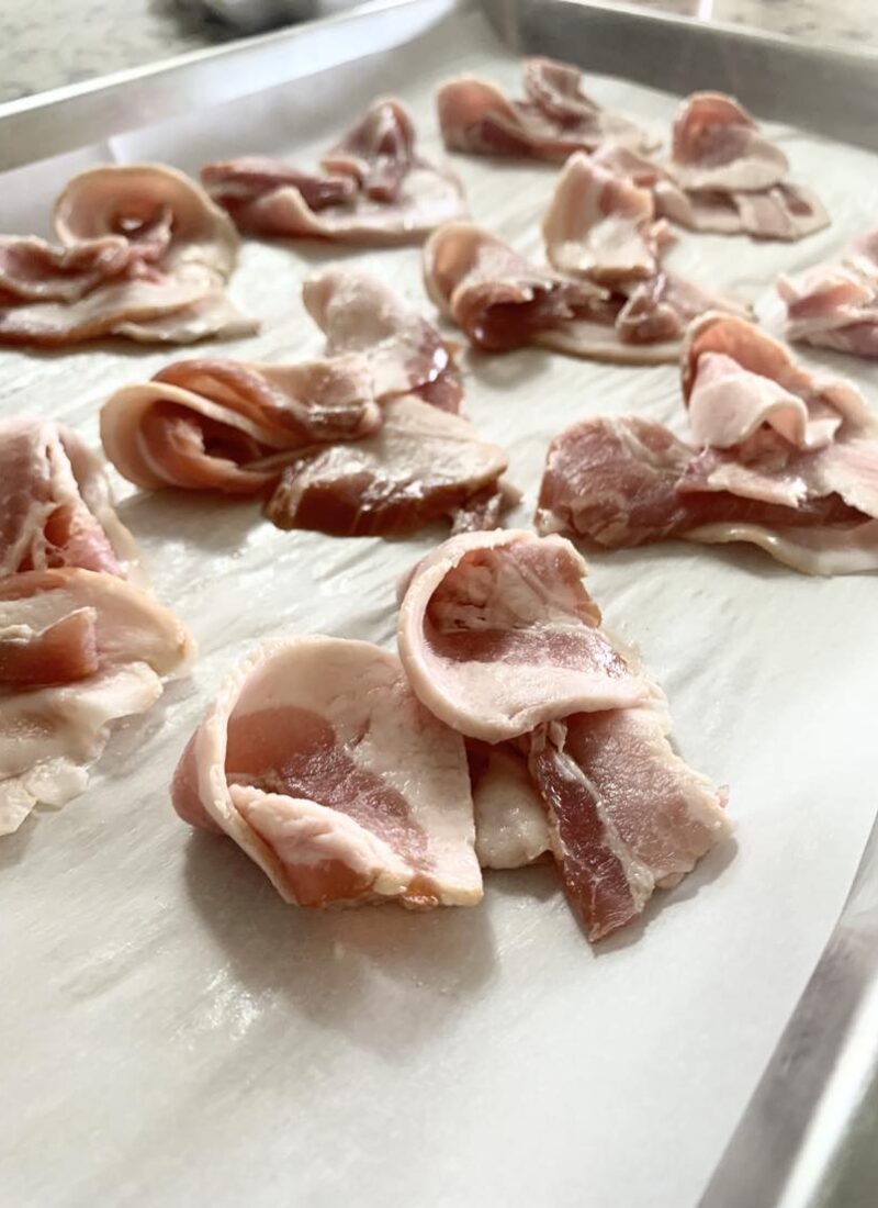 How to Make Heart Shaped Bacon Cuties