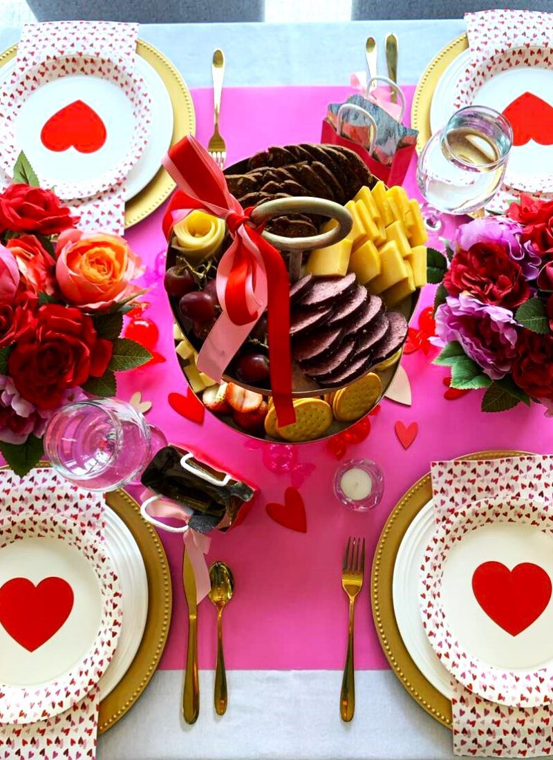 Charming Pink and Red Galentines Day Party Decor Ideas