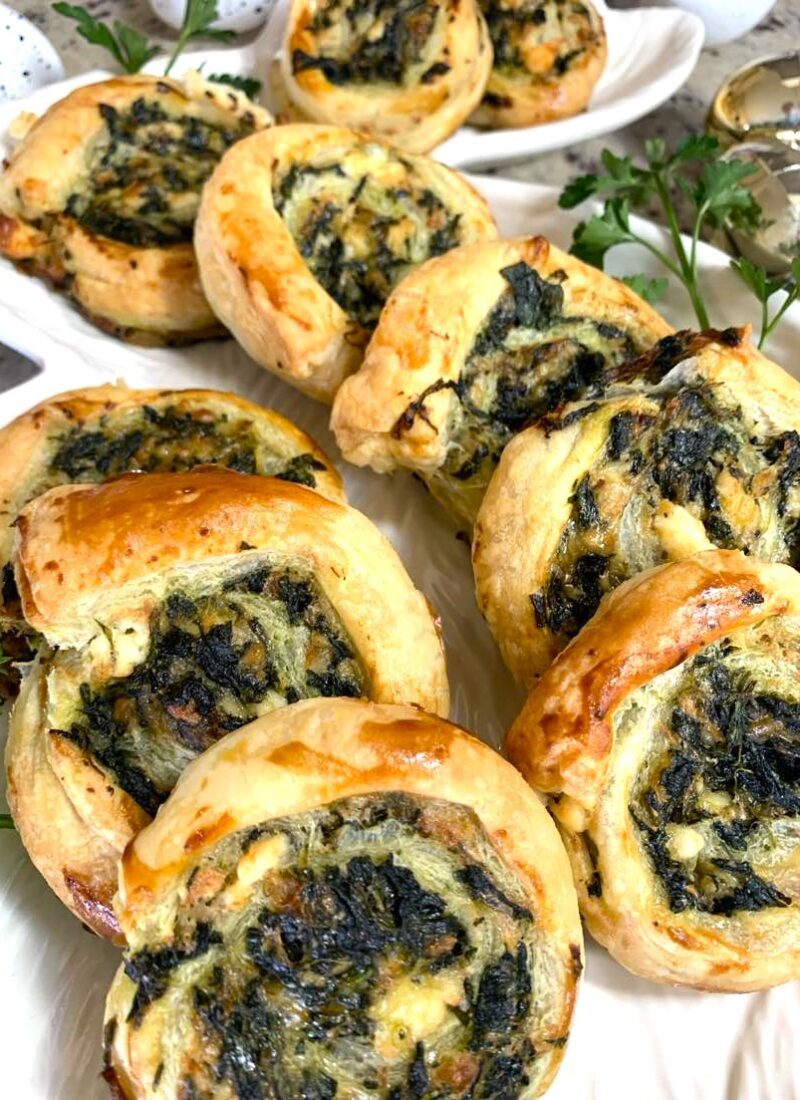 Easy Spinach and Cheese Spirals