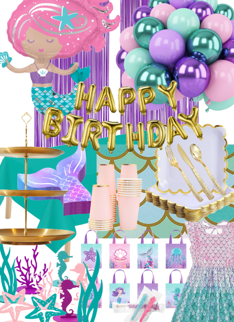 Trendy Kids Mermaid Birthday Party Ideas