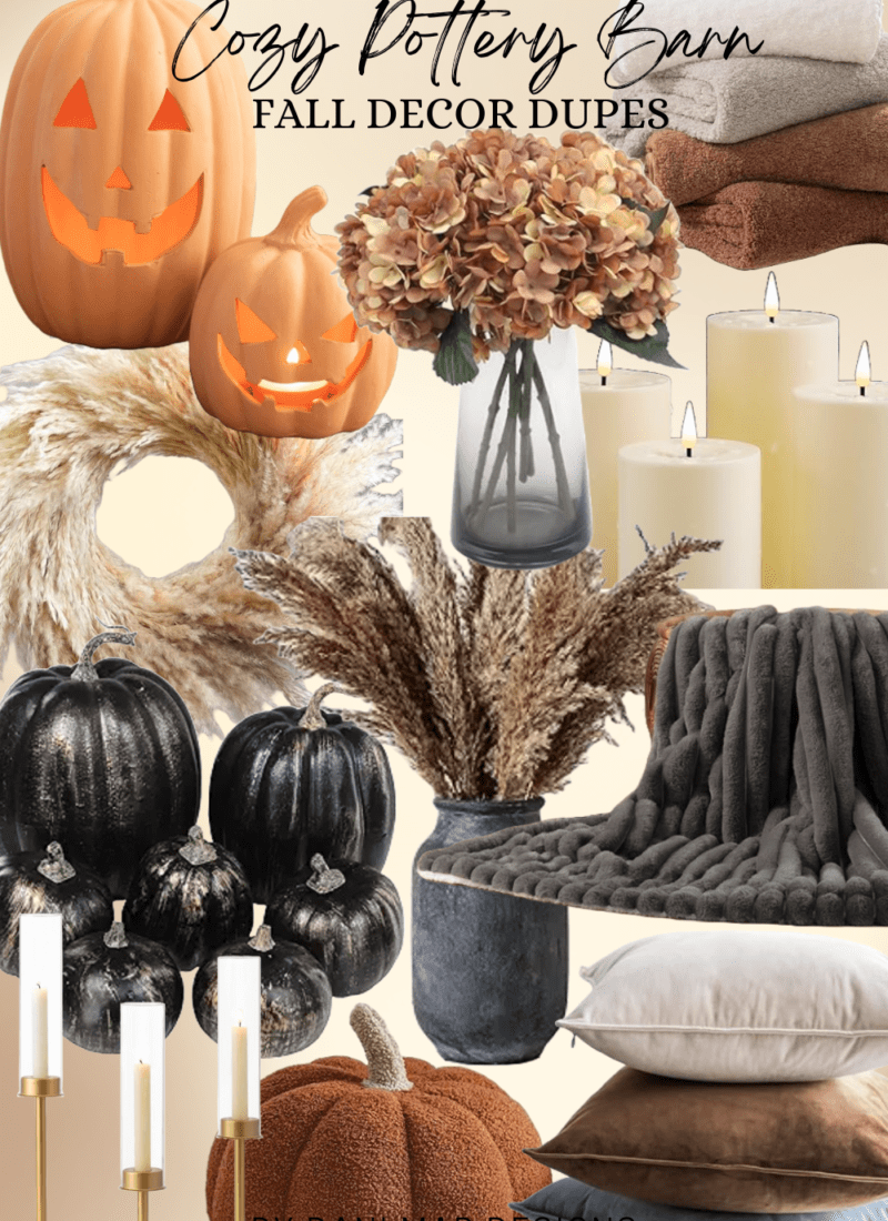 Best Pottery Barn Dupes for the Fall