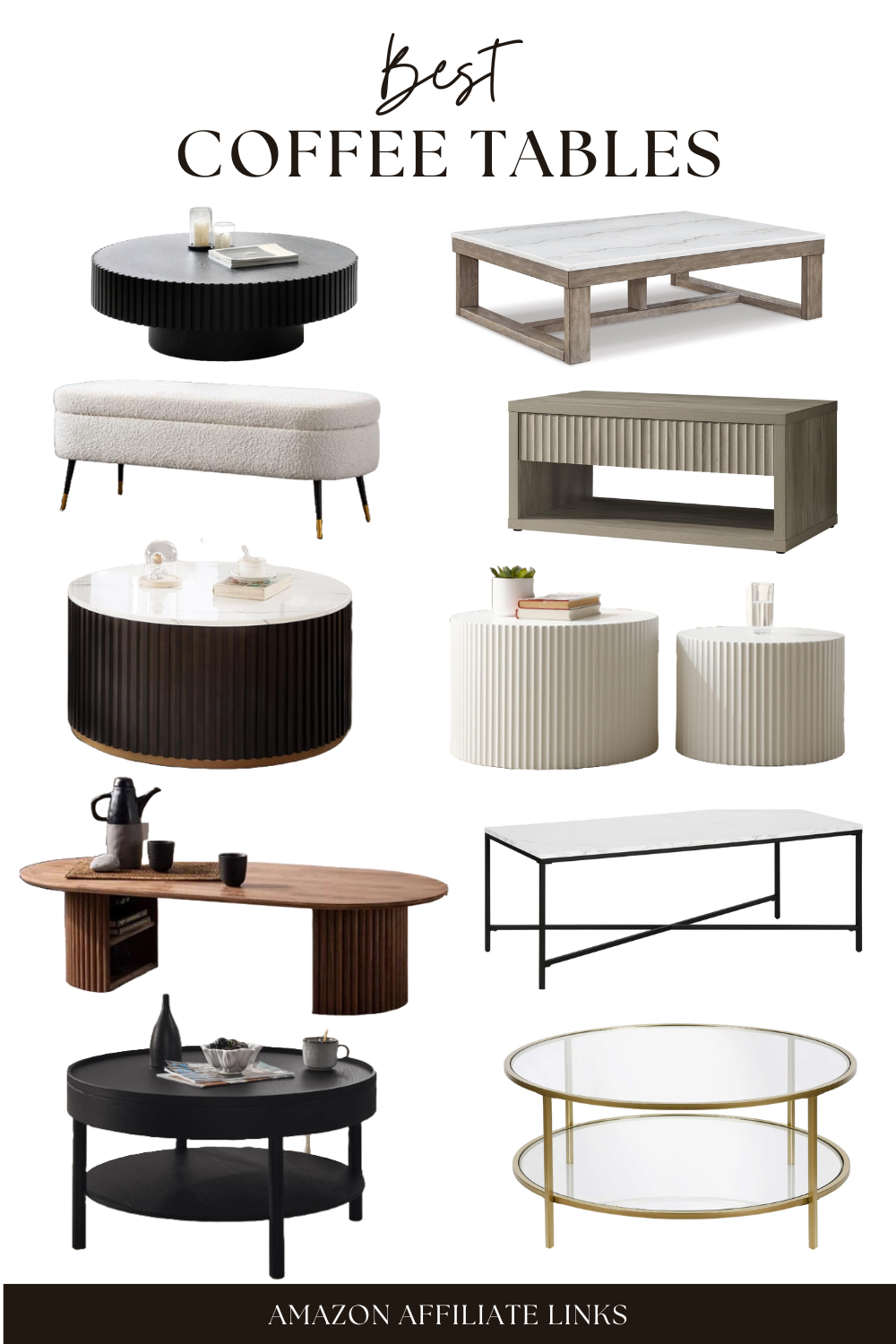 21 Best Coffee Tables for Living Room